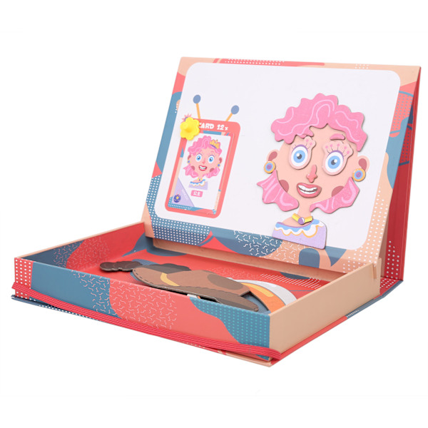 DIY Magnetpussel Jigsaw Ritbräda Förskola Tidig Utbildning Leksak Barn PresentMagnetiska Pussel