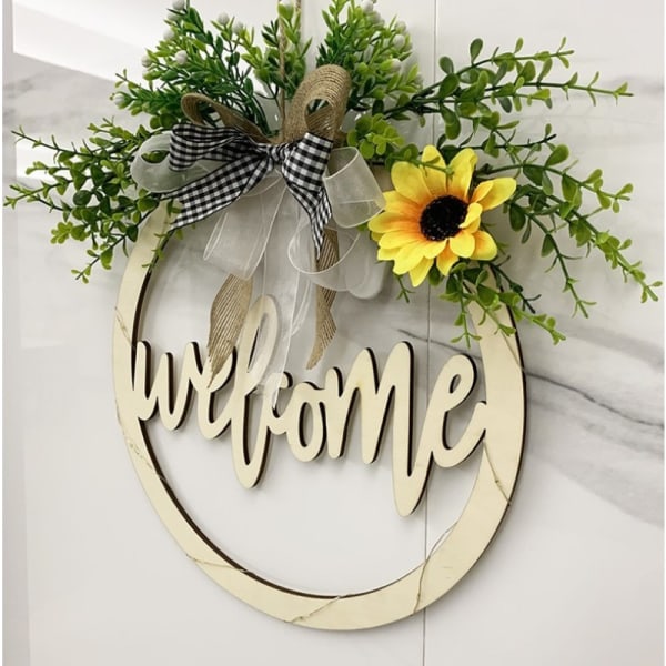 Welcome Sign For Front Door Wooden House Signs