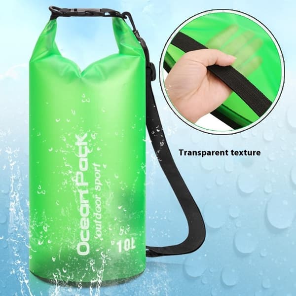 Vanntett tørrpose 2L i PVC - Svart Svart