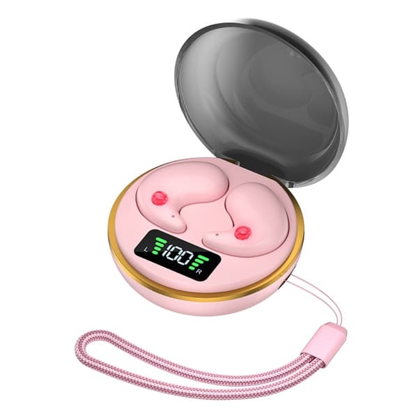 Sovehodetelefoner Bluetooth-hodetelefoner In-ear for å sove med - Rosa Rosa