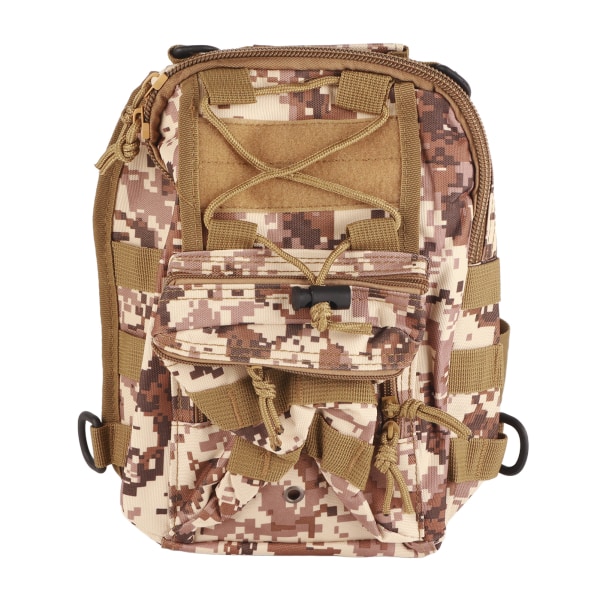 Liten bröstväska herr Cykelaxelväska Military Camouflage Tactical Chest Bag