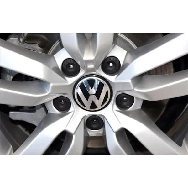 4-pack - Volkswagen VW centrumkåpor / navkapslar - Bil Silver Silver 65 mm Silver 65 mm