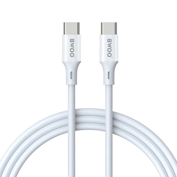 Opladerkabel 1m 60W – Hurtig data og opladning til iPhone, Samsung, iPad & Android Hvid