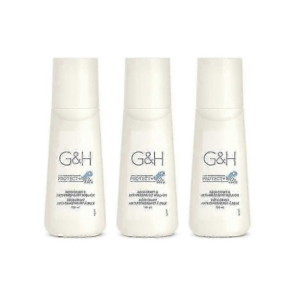 3 pulloa Gh Protect+ Deodorant Antiperspirant Roll-on Koko 100 ml.