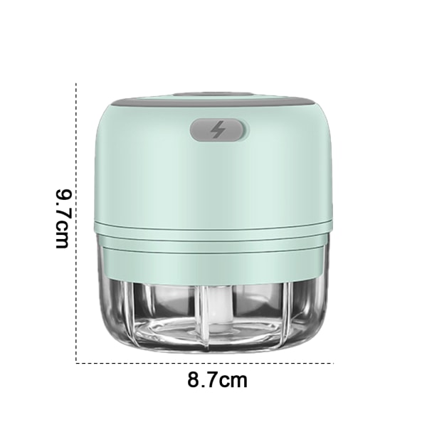 Electric Mini Food Chopper,Electric Garlic Processor,Mini Baby Supplementary Food Blender, Wireless Portable Waterproof USB Charging Food