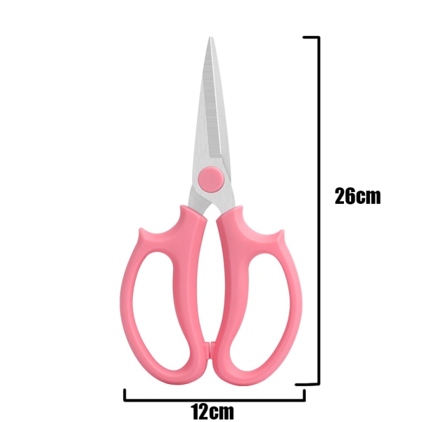 Havearbejdssaks, rustfrit stål blomstersaks, stærk beskærer til blomster, grene