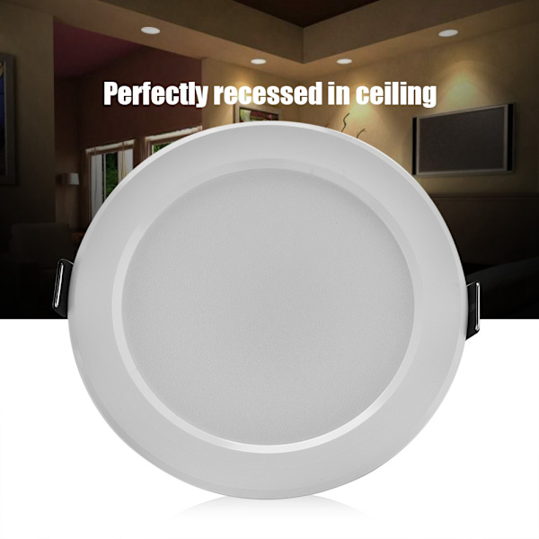 Himmennettävä RGB-LED-paneelilamppu, kattoon upotettava alasvalo, kaukosäätimellä, 5 W