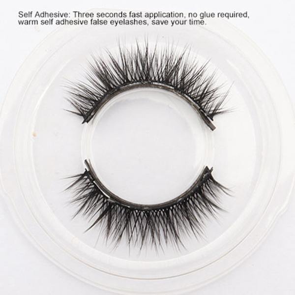 Magnetiska Ögonfransar Kit med Två Par Ögonfransar Självhäftande Lättvikts Magnetisk Eyeliner och Ögonfransar Kit för Kvinna
