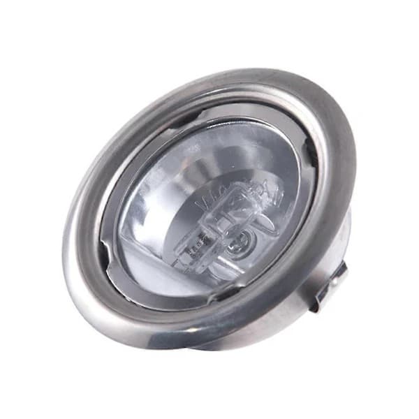 2-pak 20W halogenlamper til emhætte, 12V AC klart glas, 65 mm diameter til emhætte og ventilationsbelysning