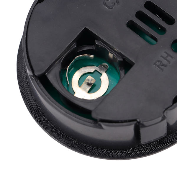 2 st Mini Digital LCD Termometer Hygrometer Rund Form Temperatur Luftfuktighetsmätare för Reptilbur