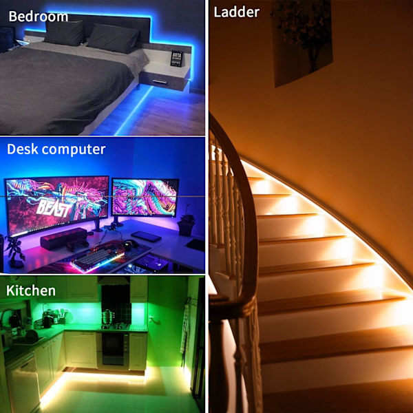 Jul LED-projektorlampa 16 bilder Vattentät roterande mönster Landskapsprojektorlampa för utomhus/inomhus jul Halloween