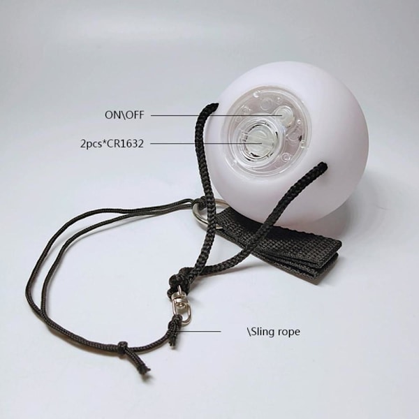 LED Poi, flerfärgade lysande Poi