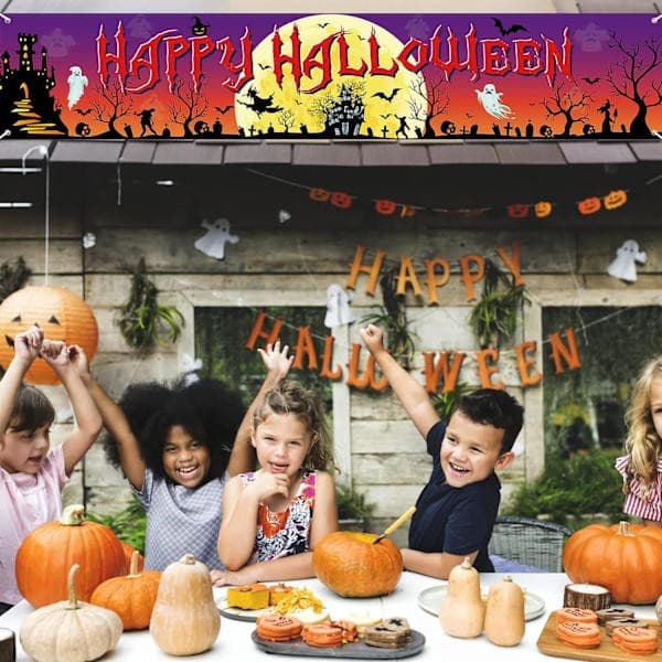 Halloween Kummitustalon Tausta - Pelottava Yö