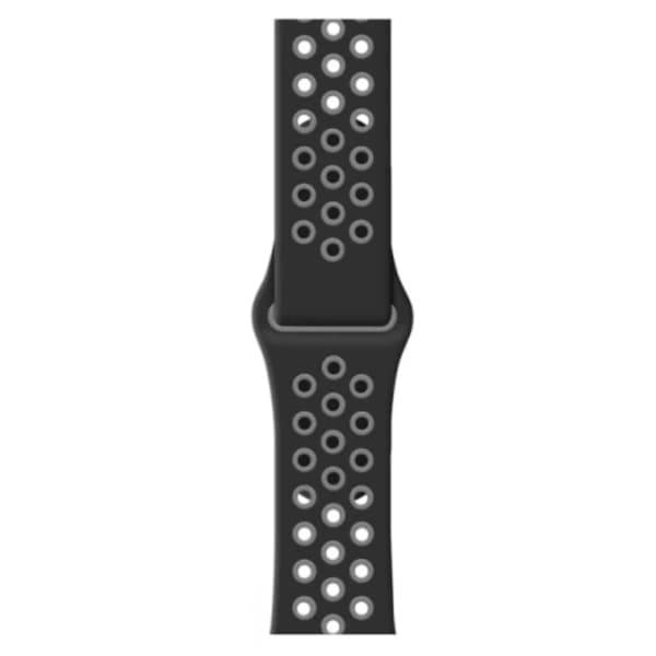 1/2/3/4/5/6/SE, 38/40/41mm sportsrem, sort grå sort