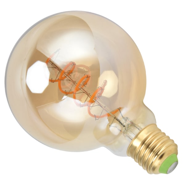 Glødelampe LED Dæmpbar Fleksibel Glødetråd Enkelt Spiral Retro E27 4W Varm Hvid Glødelampe 110V Guld