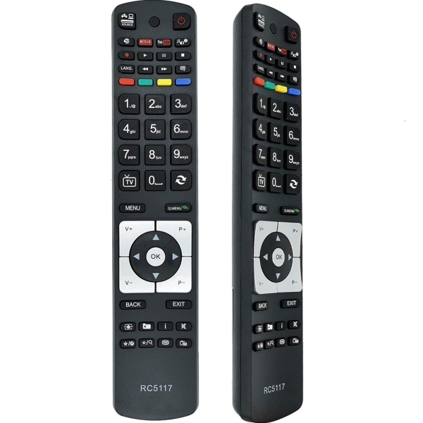 Rc5118 TV-fjärrkontroll Ersättning Enkelt Styrning För TV