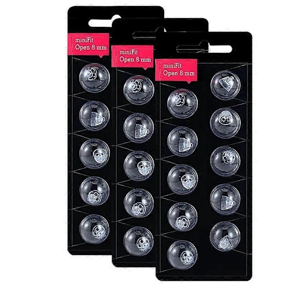 Hörselkåpa för 8 mm öppen (3-pack), skydd
