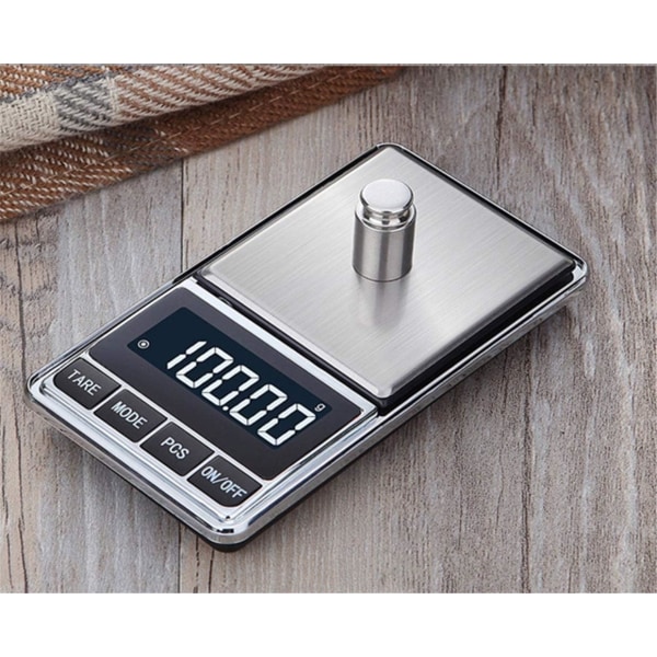 Elektronisk vekt 500g * 0.1g Mini digital lommevekt Smart Weigh Miniatyr med bakgrunnsbelyst LCD-skjerm for smykker