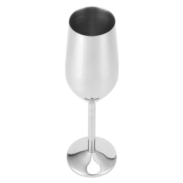 200 ml Pokal i Rostfritt Stål Champagneglas Drickkopp för Bar/Fest/Bankett/Picknick Blank