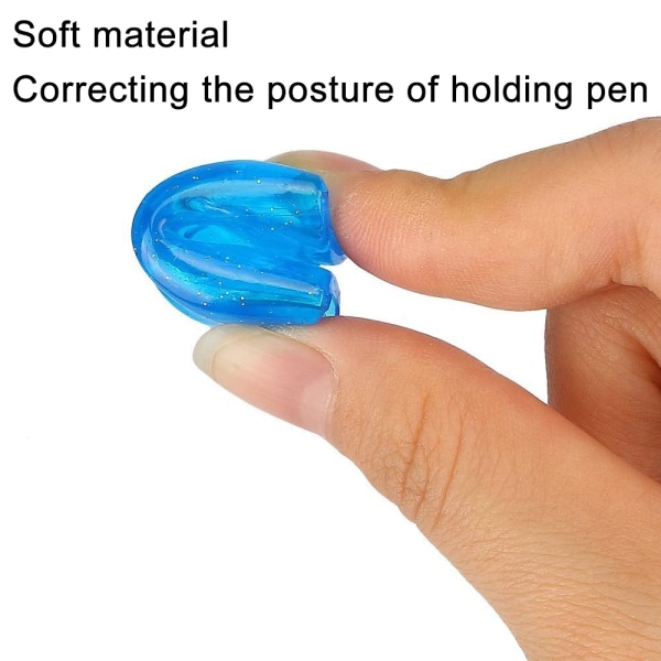8 st blandade pennvässare - Färgglada pennvässare i silikon för handstil