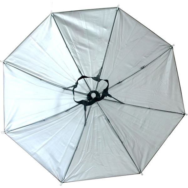 Hopfällbart paraply parasoll hatt