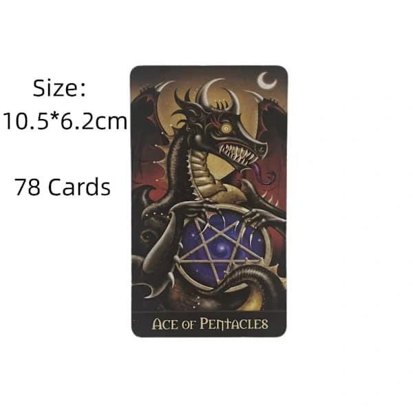 Nya Deviant Moon Tarotkort Engelsk Version Ödesdivination Brädspel För Familjefest Roligt Spel