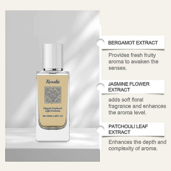 Elegant Patchouli Water Ger Doft Lätt Parfym Delikat Elegant Bärbar Charm Doft Parfymspray