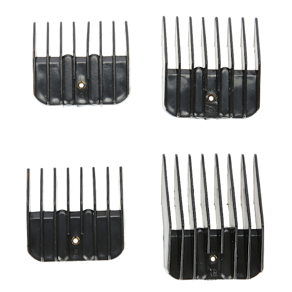4-pack Begränsande Kam Hårsax Trimmer Klippfäste Guide Barber Styling Verktyg Kvadratisk