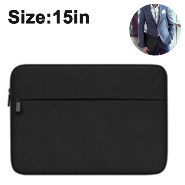 Laptopväska, Vattentät Slim Laptopväska Sleeve 13/15 tum med Axelrem