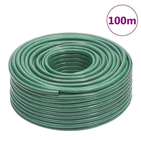 Puutarhaletku vihreä 0,5\" 100 m PVC Vihreä