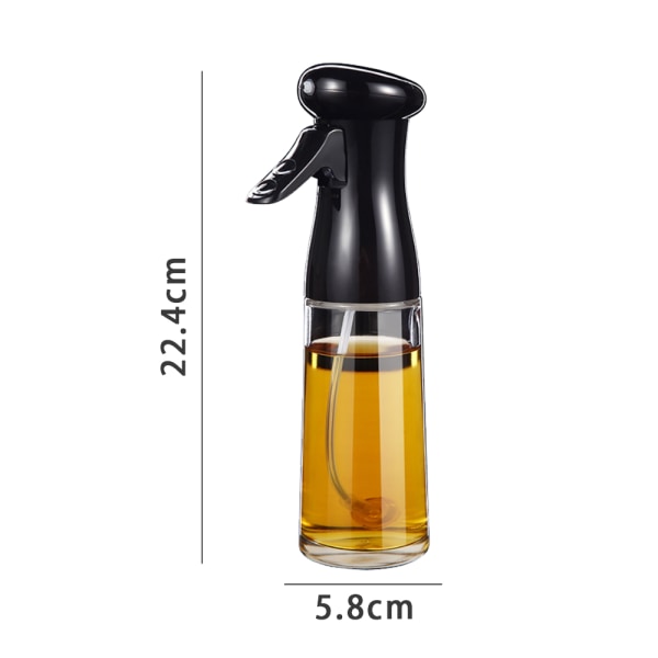 Salong Style Hair Spray Bottle – 360 Ultra Fint Water - Continuous Aerosol Free Trigger Mist Sprayer Bottle by Black glass spray bottle