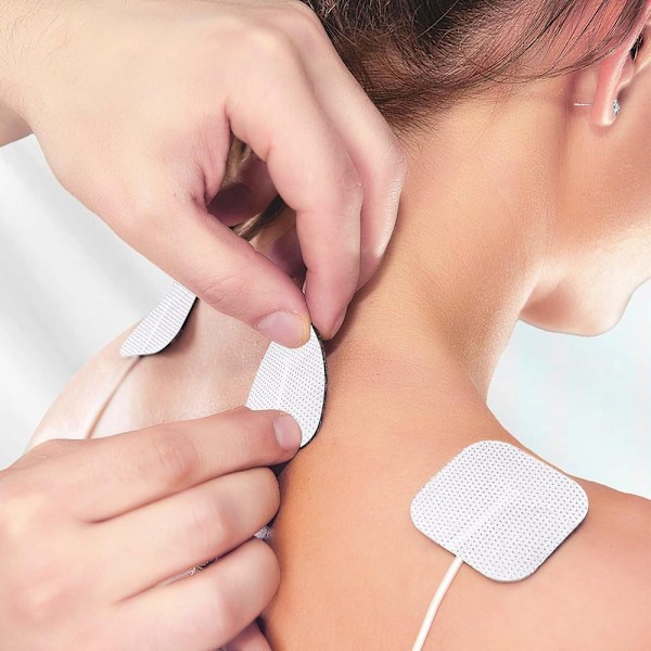 Innovativa TENS EMG Elektrodplattor, Starkt Grepp Icke-Irriterande Återanvändbar Latex Fri Design, Universell Kompatibilitet För TENS EMS Enheter Med 2Mm Kontakt