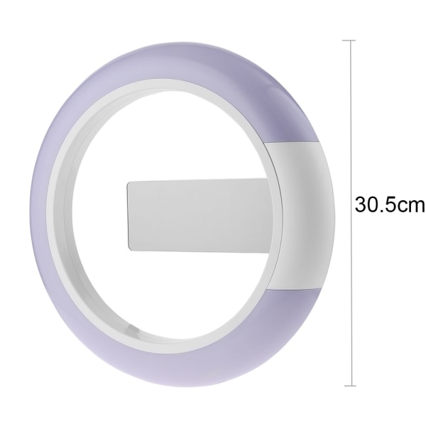 LED veggklokke, fjernkontroll digital veggklokke kreativ LED speil veggklokke med alarm