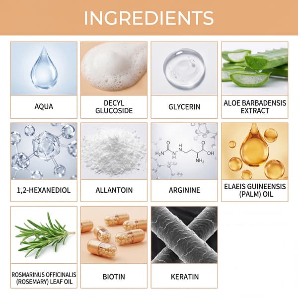 Battana Shampoo renser, efterlader håret forfrisket, glat, silkeblødt og flydende.