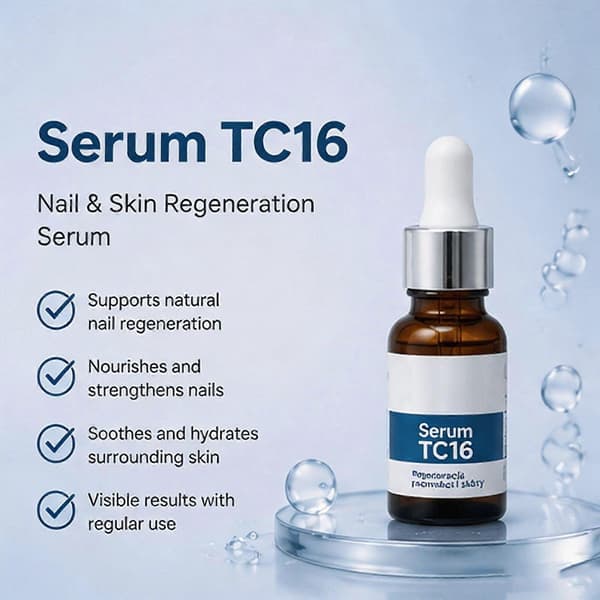 TC16 Essence Serum - Kollagenpleje til problemhud og negle (11ml)