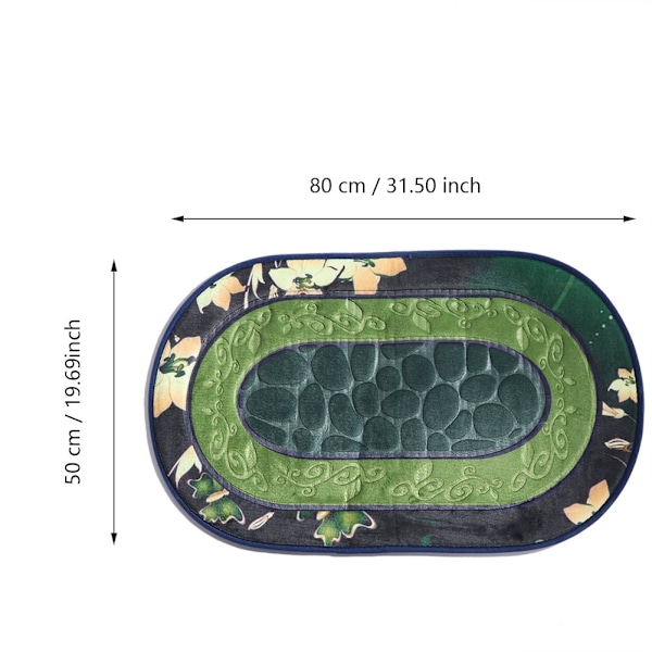 Liukumaton Ovi Matto Veden Imeytyvä Matto Matto Kylpyhuoneen Alusta Matto Kylpyhuone Makuuhuone Vihreä