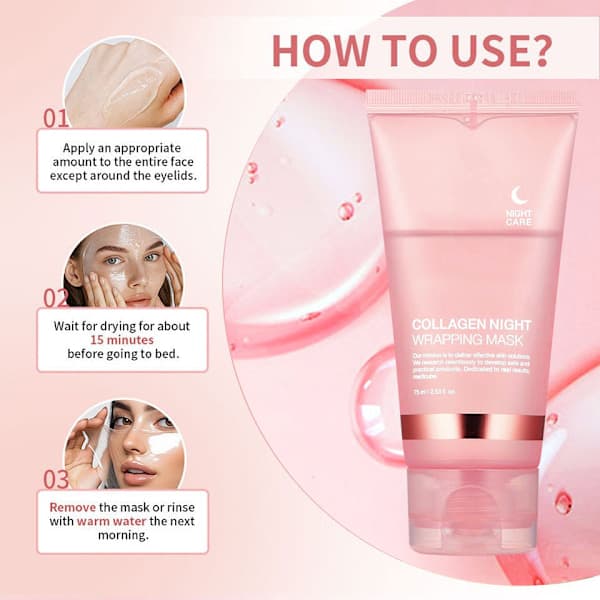 Medicube Collagen Sleeping Mask - Koreansk återfuktande hudvård