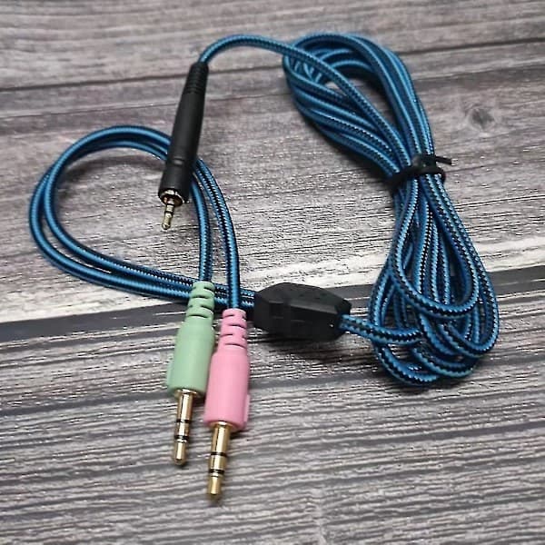 Kvalitets UNP PC-kabel for Sennheiser Game One GSP350 GSP600 Hodesett - Pålitelig