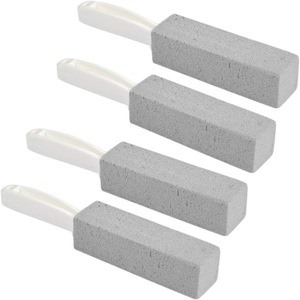 4 pieces pumice stone toilet cleaner with handle - toilet pumice stone cleaning stone for kitchen bathroom pool household cleaning feet