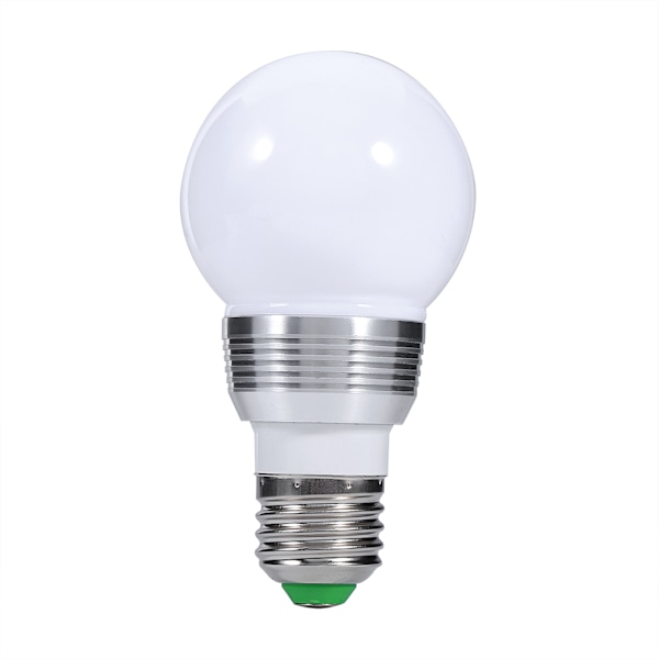 3W 16 Färg RGB LED Ljus Färgförändrande Lampa Glödlampa 85-265V Med Fjärrkontroll för Hem Bar E27