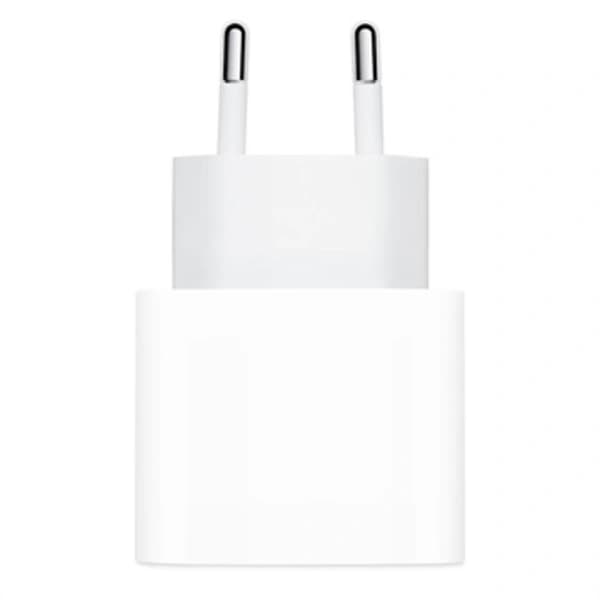 Original Apple MHJE3ZM/A USB-C Strømadapter - 20W - Hvid Hvid
