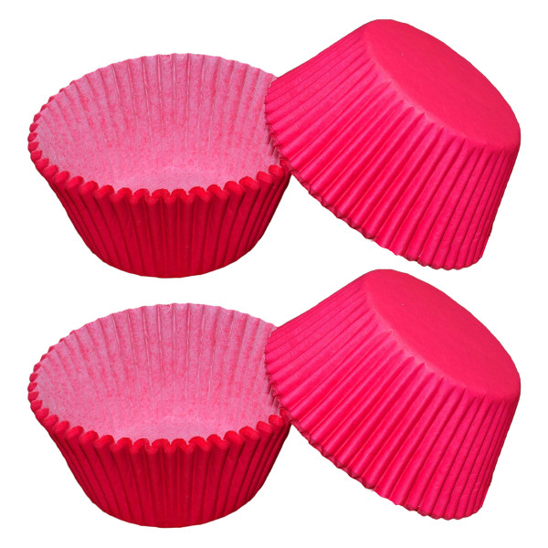 Straight Cupcake Liners - Standard size cupcake wrappers for pans or carriers or holders - paper baking cups