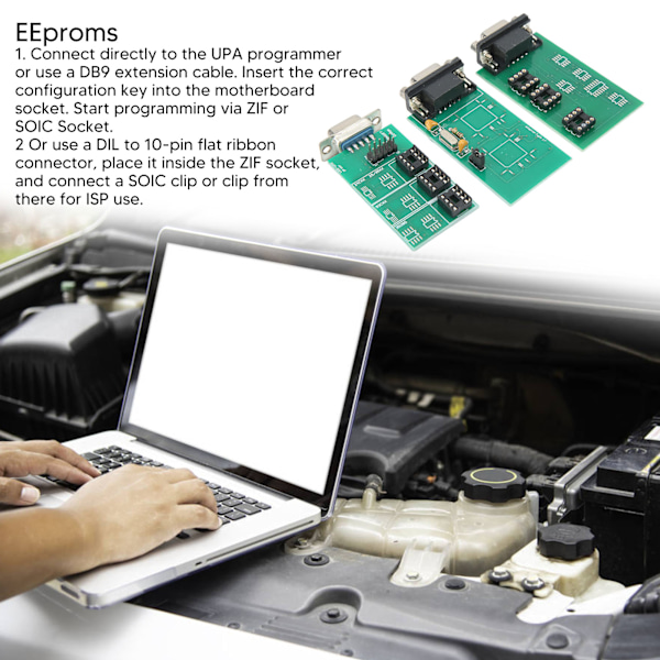 UPA USB V1.3 ECU Programmer Hovedkort ECU Chip Tuning Værktøj med Fuld Adaptere Auto Diagnostisk Værktøj