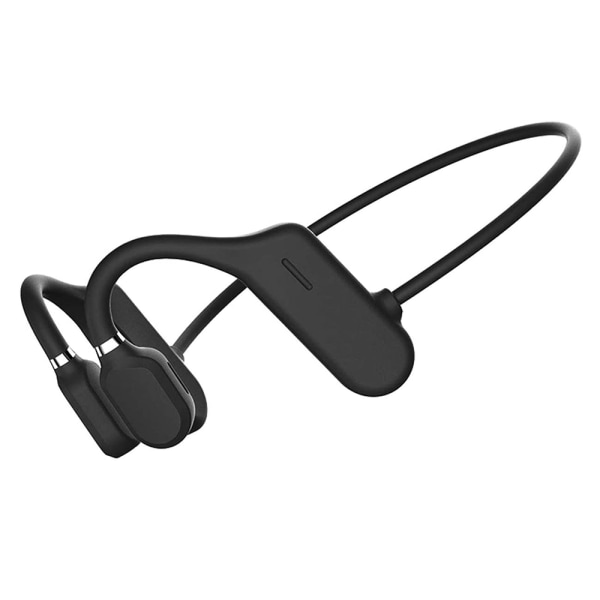 Trådlösa sporthörlurar, Bluetooth 5.0 vattentätt, svetttätt headset med mikrofon för sport jogging löpning köra cykel vandring Black