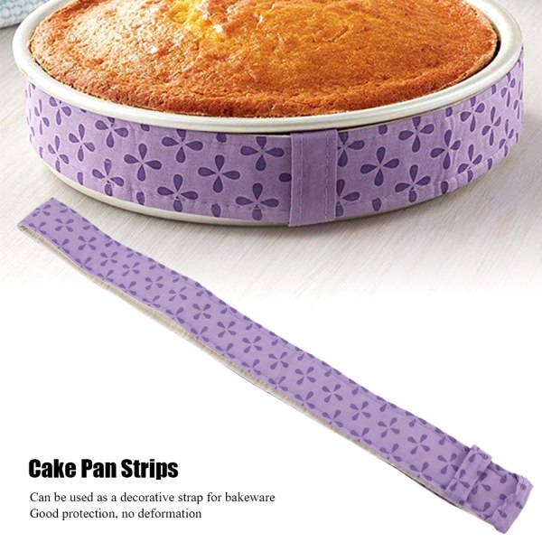 Baka Even Strap Belt Cake Pan Skyddsrem Cake Bakeware Skyddsremsa