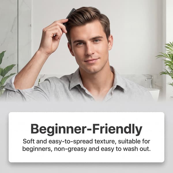 Stylingvoks definerer håret og skaber et let, ikke-klæbende look til hverdagsstyling.