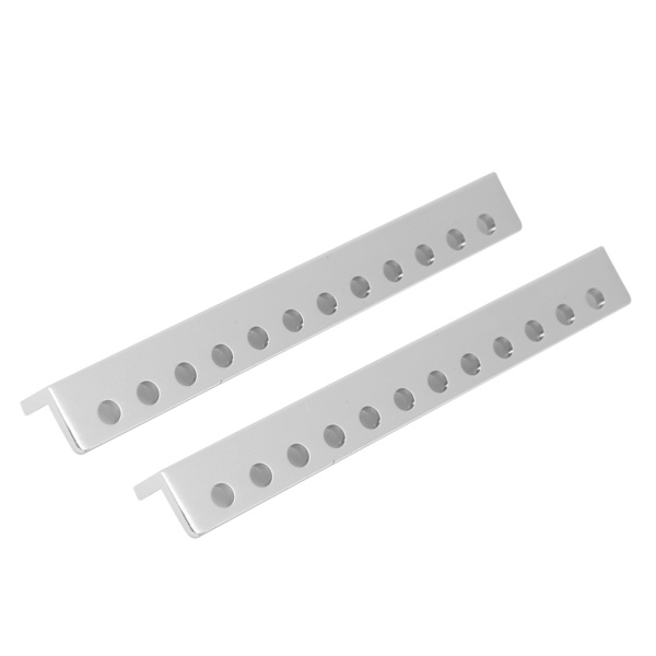 2 kpl 12-reikäistä L-tyyppistä alumiinipalkkia, robottitarvikkeet 12 x 12 x 104 mm 3103-0012-0104