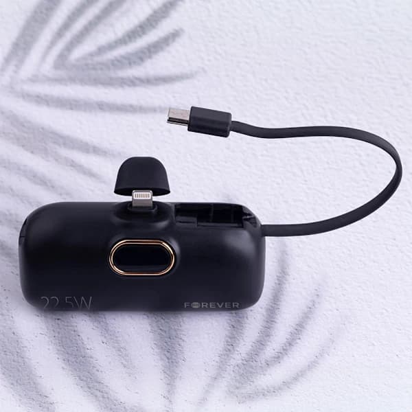 mini powerbank MTB-100 22.5W 5000 mAh Lightning sort