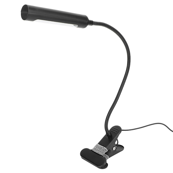 LED-klemme på lys øyebeskyttelse tatovering sminke USB-lading neglekunst skrivebordslampe svart