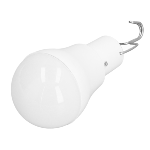 Solcellelyspære Energisparende Hvit Lys USB Solcelle LED Pære Lys for Utendørs Camping Nødsituasjon med Krok